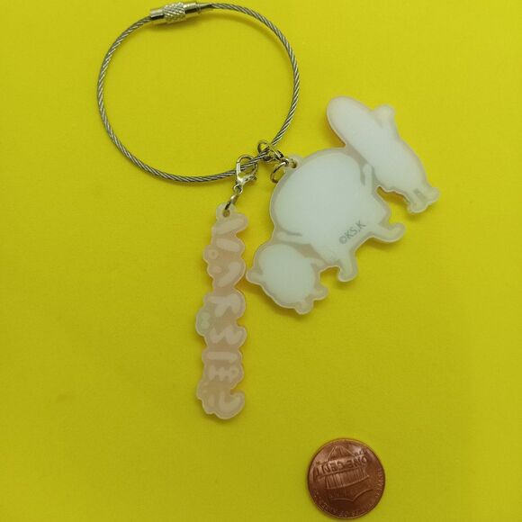 pan dorobo / bread thief ring key chain with two charmy - Picture 5 of 6